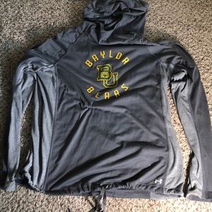 Under Armour hoodie. Baylor University logo